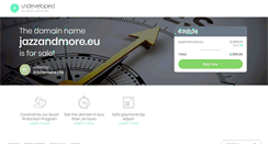 Desktop Screenshot of jazzandmore.eu