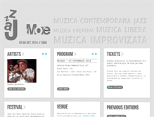 Tablet Screenshot of jazzandmore.ro